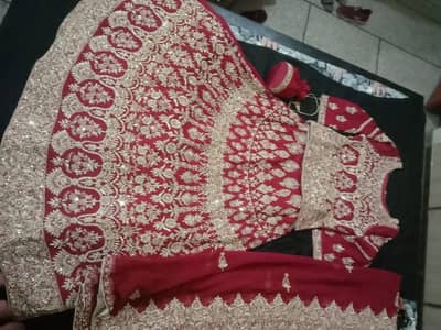 Bridal lehnga only 1 time used new design lehnga of newly wed girl