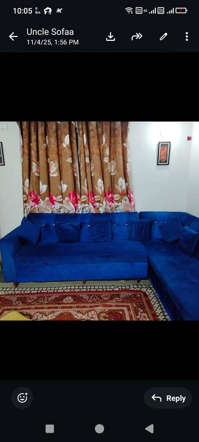 sofa l shape urgent sale