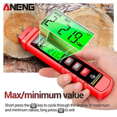 Moisture Tester 0~58% Wood Moisture sports equipment Detector