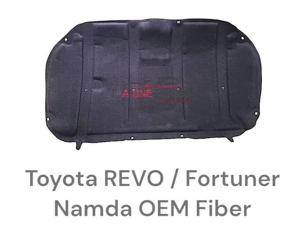 Bonnet Insulator Namda OEM Fiber with Clips for Toyota Revo / Fortuner 2016-2025 | Heat & Sound Proofing