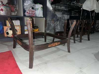 Pure Sheesham Wood Table Set