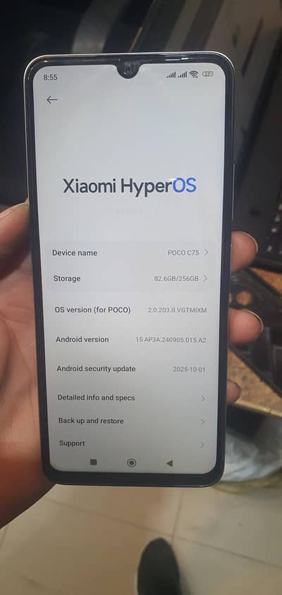 Poco c75 PTA Approved 8/256 condition 10 by 10