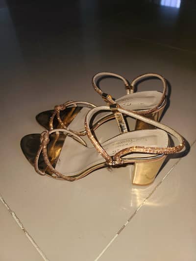 Rose gold heels less used, size [9]