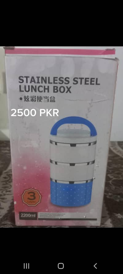 Lunch Boxess Stainless Steel. . . Prices are mentioned in the pictures. . .