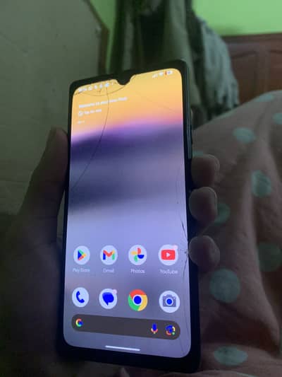 Google pixel 6A Duall sim approved only front glass break