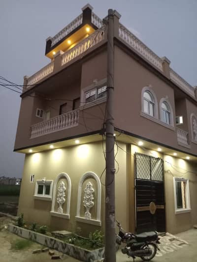 3 Marla Half Triple Storey Brand New Furnished Corner House