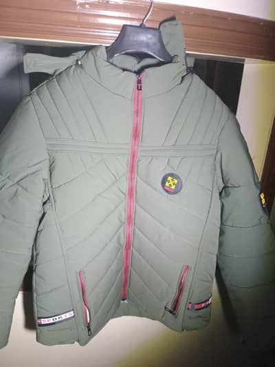 Mens brand new  puffer  furr jacket