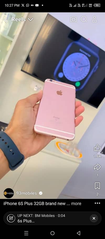 iphone 6S plus 128GB full box Whatsapp no 03222352063