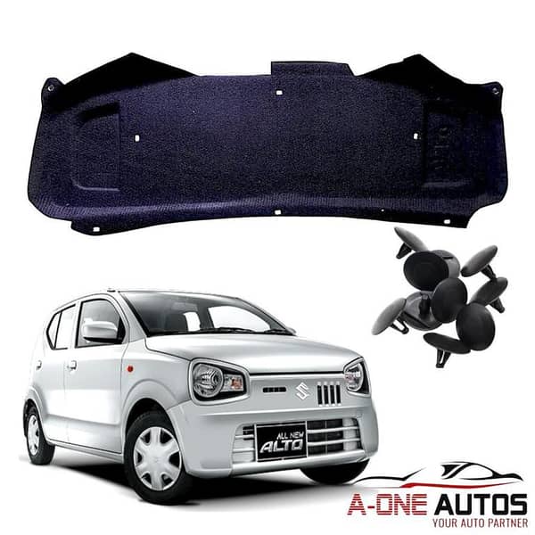 Bonnet Insulator Namda OEM Fiber with Clips for Suzuki Alto 660cc | Heat & Sound Proofing
