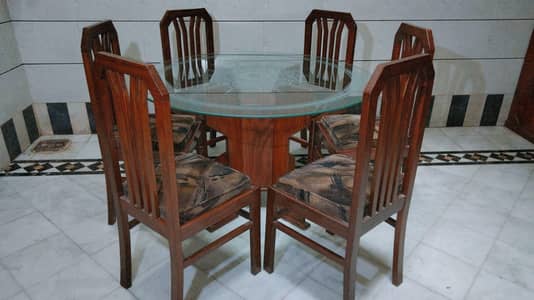Dining table and chairs