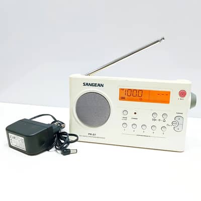 Sangean PR-D7 AM/FM Digital Radio with Adapter | Exceptional Reception