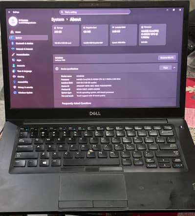 Dell i5-8 generation touch screen