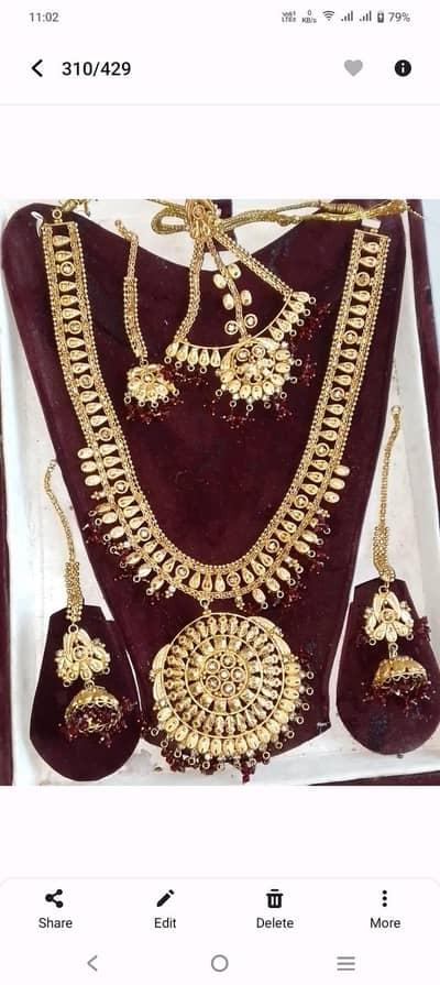 Bridal Jewellery Set – Full Heavy Rs : 2000
