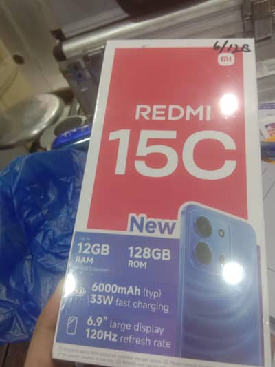 Redmi 15c 6/128 box pack