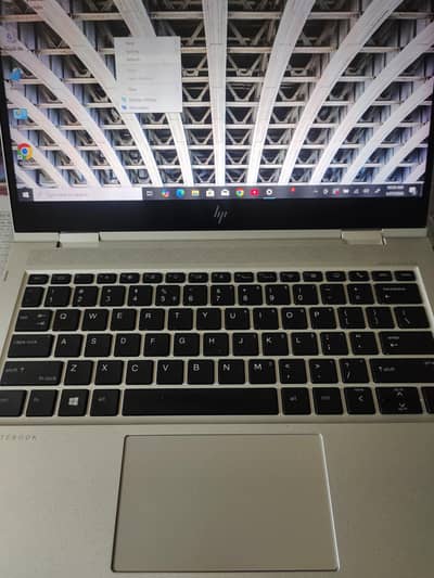 hp elitebook core i7 8gen 16/256 touch 360 rotate