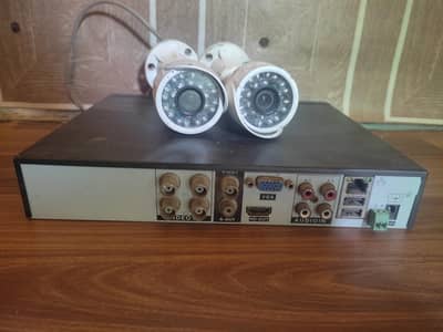 4 channel dvr + cctv camera