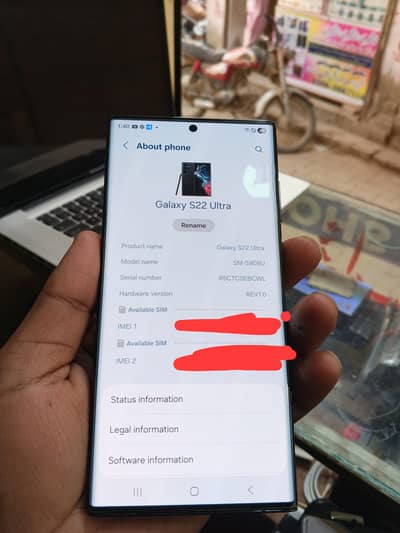 Samsung s22 ultra. 6 months sim time
