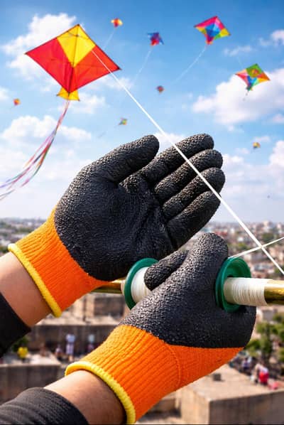 best Quality rubber coated gloves available