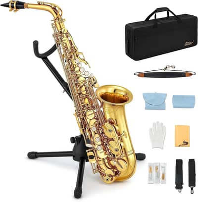 Tunes Gold Lacquered Alto Saxophone