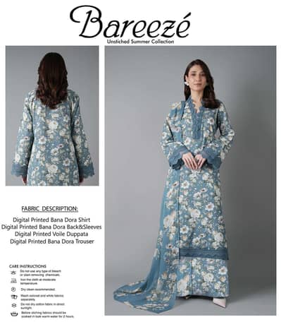 bana dora lawn branded 3ps voil lawn dubata