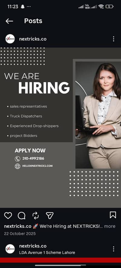 nextricks call centre