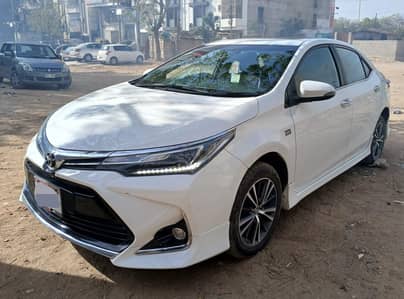 Toyota Corolla Altis Grande 2022 black interior