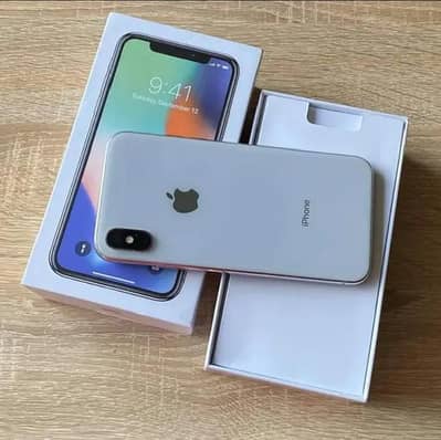 Iphone x 256gb with complete box whatsapp number 03211838831