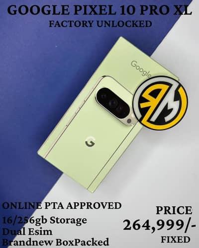 Google Pixel 10Pro XL 256gb. PTA Approved