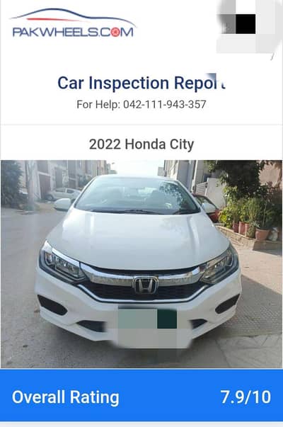 Urgent Sale | Honda City 1.2 CVT 2022 | PakWheels Inspected 7.9 | Well