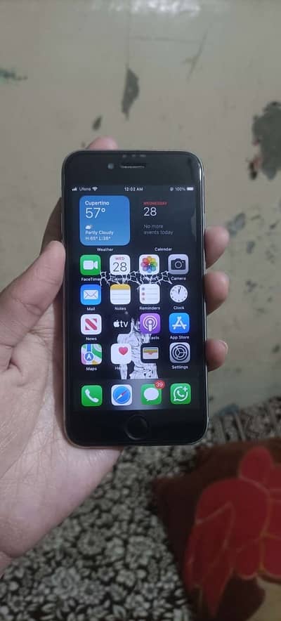 iPhone 6s  PTA APPROVED one cover charge cable