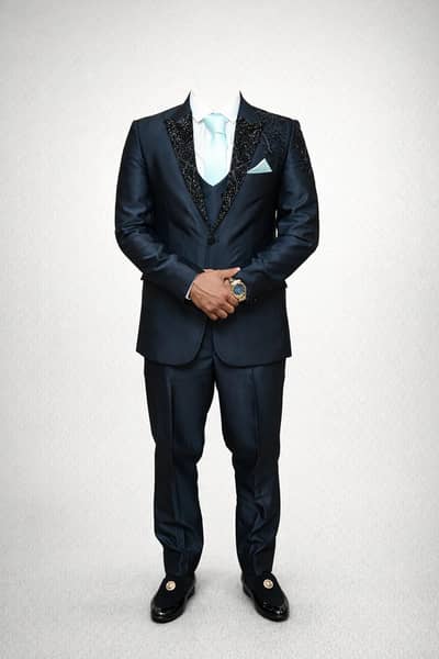 Elegant Zinc Color 3-Piece Pant Coat - Premium Quality