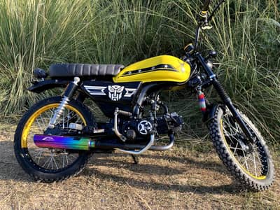 70cc Cafe Racer Modified Bike – Excellent Condition