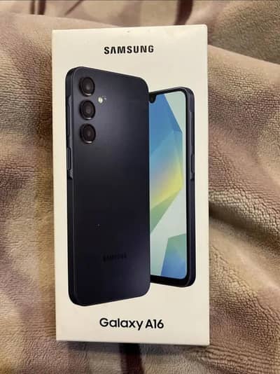 Samsung galaxy a 16 all completed  box