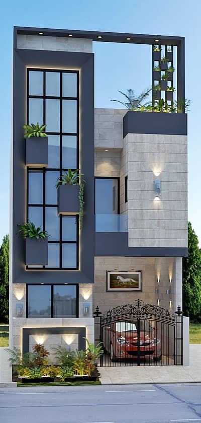 3 Marla House Available On Easy Installments In Bismillah Housing Scheme