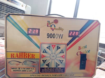 Heavy Duty 9000W Voltage Stabilizer – Best for Low Voltage Areas
