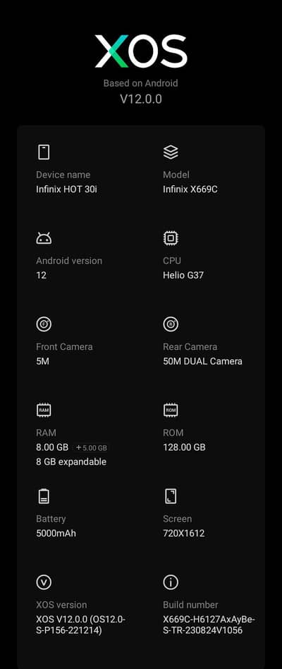 Infinix hot 30i final price 20k without box