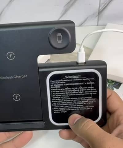 wireless charger 3 in 1 mobile birds and watch