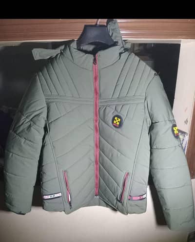 Mens puffer furr  jacket