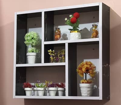 Artficial plants and flower filled bottles