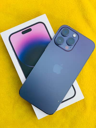 Iphone 14 pro max 256 GB Complete box Dual physical