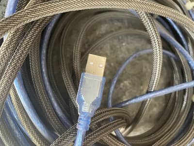 Long Hdmi Cable with long usb male to female extension cable