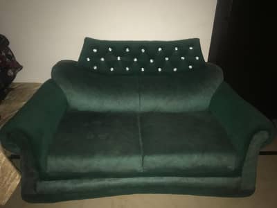 7 Seater Stylish Velvet Sofa Very Clean Condition
