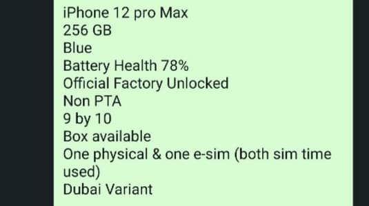 iPhone 12 pro max Factory Unlocked