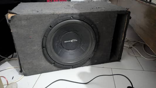seavy subwoofer 12inch & 4 channel amp