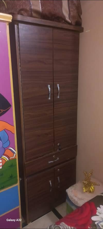wooden wardrobe
