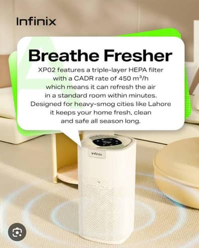 INFINIX AIR PURIFIER. .