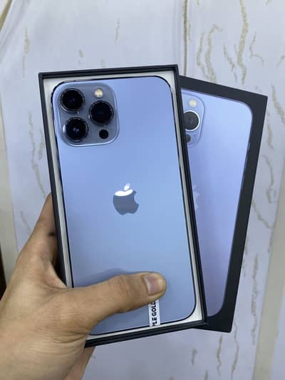 I phone 13 pro Max 128 GB Factory NON PTA 95% Battery Health with Box