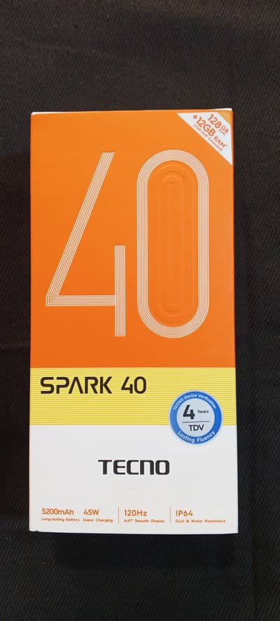 Tecno Spark 40 | 6+4GB RAM | 128GB | 50MP | Clean Phone