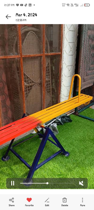 Seesaw for school and home garden