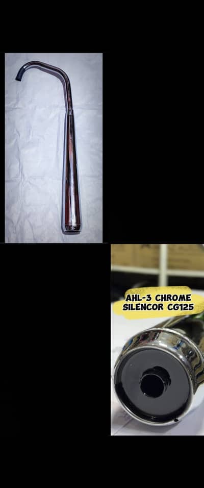 125 chrome silencer